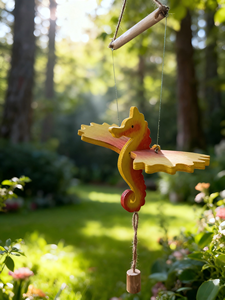 Op maat gemaakte gegraveerde houten hangende mobiel ornament met vogels, dieren thema, milieuvriendelijk, decoratief voor de kinderkamer - Product Image 5