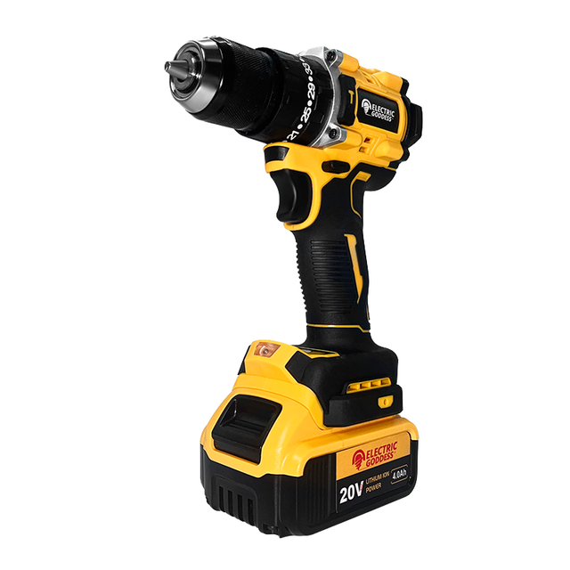 High Torque Drill 21V Cordless Electric Impact Drill Brushless Motor for Industrial Use Multifunctional Battery-Powered Tool