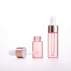 Hot Mini Size Essential Oil <b>Bottle</b> 1ml 2ml 3ml 5ml <b>Pink</b> Glass <b>Bottle</b> with Dropper - Product Image 6