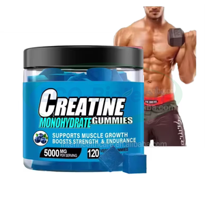 Gomitas de Creatina Ausreson OEM para Deporte Preentrenamiento Crecimiento Muscular Monohidrato de Creatina 5g Gomitas Energéticas de Creatina - Product Image 1