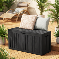 Vente en gros de boîtes de rangement extérieures en plastique de 72 GALLONS (270 L) pour terrasse, pour approvisionnement en vrac