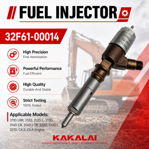 Injecteur de carburant électronique KAKALAI 32F61-00014 pour moteur CATERPILLAR C4.2, pièces d'excavatrice 312D 311D - Product Image 1