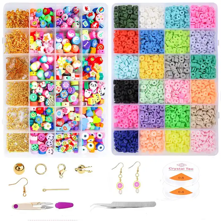 Wholesale Colorful wholesales kids jewelry Clay Beads Bulk Handmade Polymer  Clay Beads new arrival From m.