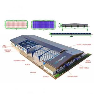 Edificio de taller con estructura de acero, edificio industrial, almacén prefabricado - Product Image 5