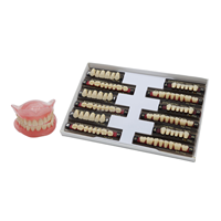 Résine acrylique dentaire multicouche, dents synthétiques, ensemble complet, matériel de laboratoire pour prothèses orthodontiques