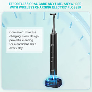 Hydropulseur dentaire électrique rechargeable, étanche, portable, sans fil, avec gratte-langue, pour les soins bucco-dentaires à domicile et en voyage - Product Image 3
