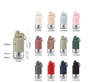 Botol Minum Anjing Portabel Stainless Steel 32oz dengan Logo Kustom, Gaya 3-in-1, Terisolasi, untuk Perjalanan Luar Ruangan, Mangkuk Perjalanan - Product Image 5