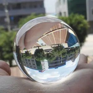 透明树脂100毫米4英寸治疗玩具球可装饰亚克力魔术球透明水晶球