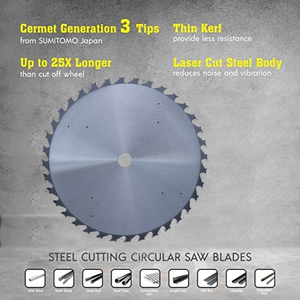 Güç aracı kırlangıç dişleri katı Metal testere bıçağı kesme diski için demir kesme bıçağı TCT Metal dairesel testere makinesi karton kutu - Product Image 5