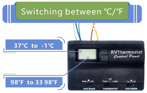 Nâng Cấp 83303862 Kỹ Thuật Số Nhiệt Thay Thế Cho Nhiệt/Mát T-stat Tường Nhiệt, Tương Thích Với Coleman 83303362 Nhiệt - Product Image 4