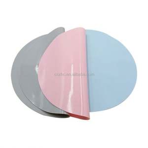 Mantel individual de silicona circular resistente al calor personalizado, almohadilla aislante para ollas calientes, mantel de mesa de silicona redondeado para comedor - Product Image 2