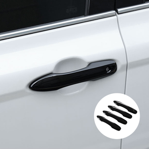 18-25 Toyota Camry copertura della maniglia della porta-ABS Full Wrap protettore, nero/fibra di carbonio modello accessori per auto - Product Image 1