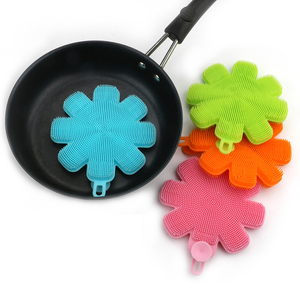 Éponge à vaisselle en silicone réutilisable et lavable pour le nettoyage de la vaisselle - Product Image 3