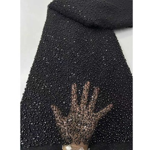 Toplace Chất Lượng Cao Áo Cưới Ren Vải Sang Trọng Váy Cô Dâu Vải Thêu Thiết Kế Thời Trang Sequins Đính Cườm Ren - Product Image 6