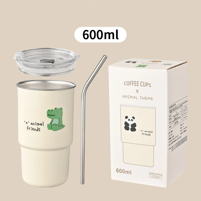 600ML beige crocodile