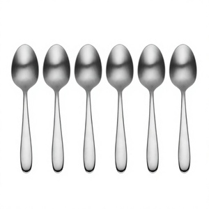 Juego de 5 Cucharas de Té de Acero Inoxidable Oneida Vale, Acabado Satinado Resistente al Óxido 18/0, Aptas para Lavavajillas, para el Hogar - Product Image 4
