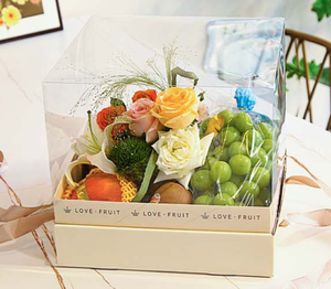 Rose butterfly Packaging Gift <strong>Box</strong> Luxury Bow PVC <strong>Flower</strong> <strong>Box</strong> - Product Image 2