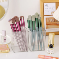 Porte-stylo en acrylique transparent, pour bureau, organisateur de stylos, crayons, tasses, papeterie de bureau