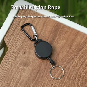 Longway Custom Retractable Stainless Steel Waterproof Key <b>Chain</b> Outdoor <b>Name</b> ID Badge Reel Gift Ideas for <b>Name</b> Holders - Product Image 5