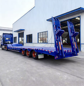 Semirremolque de Plataforma Baja de 3 Ejes a Bajo Precio, Remolque de Plataforma Personalizable en Venta - Product Image 4