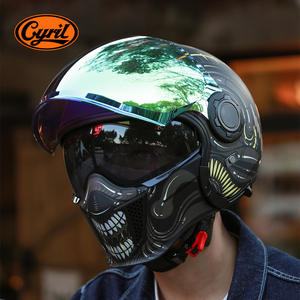Cyril OP12A ECE DOT certifié ABS modulaire intégral demi casques ouverts pour hommes et femmes nouveaux casques de <span class=keywords><strong>scooter</strong></span> de moto indiens - Product Image 4