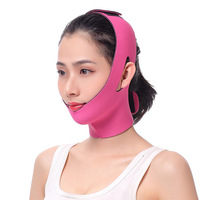 Patch liftant pour le menton, réducteur de double menton, ceinture de lifting facial, bandage anti-rides, bandeau facial, sangle de lifting en V pour femmes