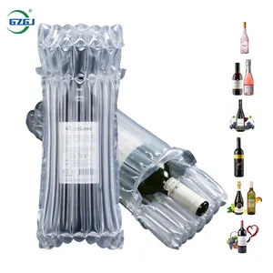 GZGJ Wine Bottle Travel Protector Bags Inflável Air Column Packaging Bubble Bag Protetor De Garrafa De Vinho Para Transporte
