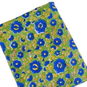 Material de Costura de Algodón Ecológico Estampado a Mano por Fabricante Indio, de Alta Resistencia, para Confección de Ropa y Manualidades - ¡Venta Caliente! - Product Image 1