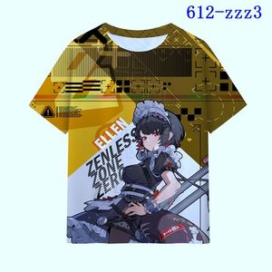 Camiseta de Cosplay de Anime con Estampado Digital 3D Zenless Zone Zero, Diferentes Estilos, Venta al Por Mayor, Novedad 2024 - Product Image 2