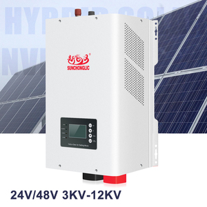 ระบบโซลาร์เซลล์ไฮบริด Sunchonglic 24V 3kW แบบออฟกริด ความถี่ต่ำ MPPT พร้อมคลื่นไซน์บริสุทธิ์และเอาต์พุตเดี่ยว รุ่น HMP-3KW-24V - Product Image 1