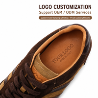 Chaussures de sport allemandes en daim véritable pour femmes, personnalisées, à lacets, plates, rétro, pour femmes