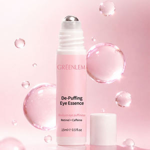 Greenlem OEM/ODM Soin des yeux végétalien à la caféine 100% pure, format standard, roll-on anti-poches, anti-cernes et anti-rides - Product Image 4