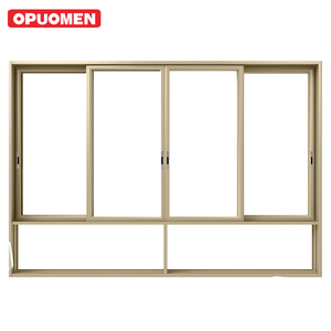OPUOMEN Cadre en aluminium à 2 voies Isolation thermique en verre double couche Grille de fenêtre coulissante dans la conception de fenêtre - Product Image 6