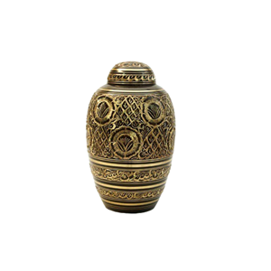 Urna de cremación metálica sólida de diseño lujoso para cenizas humanas, nueva llegada, urna de cremación de recuerdo para servicios de entierro - Product Image 1