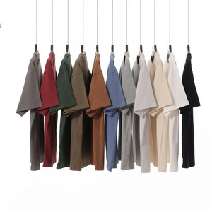 T-shirt confortable unisexe surdimensionné 100% coton tricoté numérique imprimé anti-boulochage le plus populaire de Truen pour le moment - Product Image 5