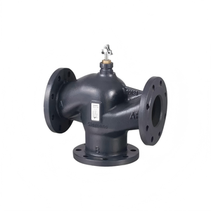 Vanne à soupape à 2 ports régulatrice Nanjing Mingmen MVF461.15 DN15 PN16/25 à brides Kvs 5 avec joint en PTFE+fibre de carbone pour CVC - Product Image 1