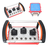 Control Remoto Industrial Inalámbrico Universal para Máquina de Hormigón Proyectado con Funciones de Elevación de Brazo, Rotación y Control de Bomba