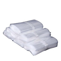 Sacs en plastique transparents PE de grande taille pour vêtements, sacs anti-poussière jetables en plastique, pochettes suspendues en film plat pour un usage domestique plus propre