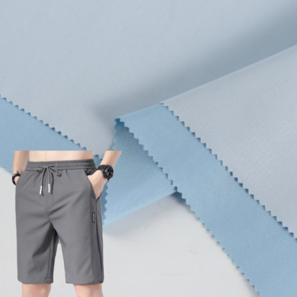 100% Polyester Double Faced Breathable 4-Way Stretch Fabric for Pants Trousers Sportswear Skirt Suit Jacket Outdoor Wear