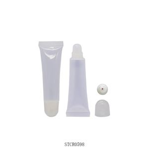 Wholesale 10ml Soft Plastic Cosmetic Tubes with Screw Cap Empty Lip Oil Lipgloss Face Wash Cream Squeeze Packaging - Product Image 1