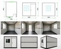 Maison conteneur pliable moderne à prix abordable, préfabriquée en usine, idéale pour atelier et bureau – Meilleures ventes