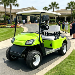 Voiturette de golf électrique robuste 4 places avec batterie 60V 80A, châssis renforcé en acier pour location commerciale (garantie 2 ans) - Product Image 1