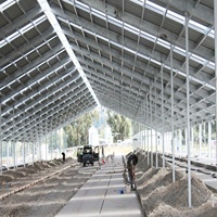 Ferme d'élevage préfabriquée à structure en acier Bâtiment de construction de conception métallique Hangar pour vaches