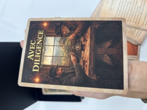 Boîte d'emballage personnalisée en carton écologique pour jeu de cartes de <span class=keywords><strong>tarot</strong></span>, boîte cadeau rigide magnétique, estampage à chaud or, ensemble de cartes oracle, OEM - Product Image 4
