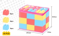 Blocs éducatifs de 9,5 cm pour les tout-petits, blocs de construction extra larges, briques géantes à empiler, gros blocs de construction