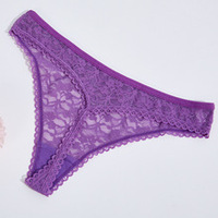 String en dentelle de nylon de haute qualité pour jeunes femmes, taille moyenne, respirant, string pour femmes, doux, séchage rapide, sous-vêtements
