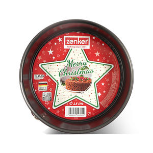 Merry Christmas Line 18 cm Base Christmas Cake Lata para hornear vacaciones-Herramientas para pasteles - Product Image 1