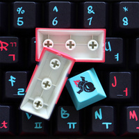Capuchons de touches PBT à thème coréen Jinx, 129 touches, capuchons de touches Cherry pour clavier mécanique GH60/GK61/GK64/84/87/96/104/108/980