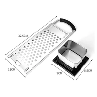 Spaetzle Maker en métal de haute qualité avec poignée ergonomique Outil de presse à pâtes de cuisine à domicile