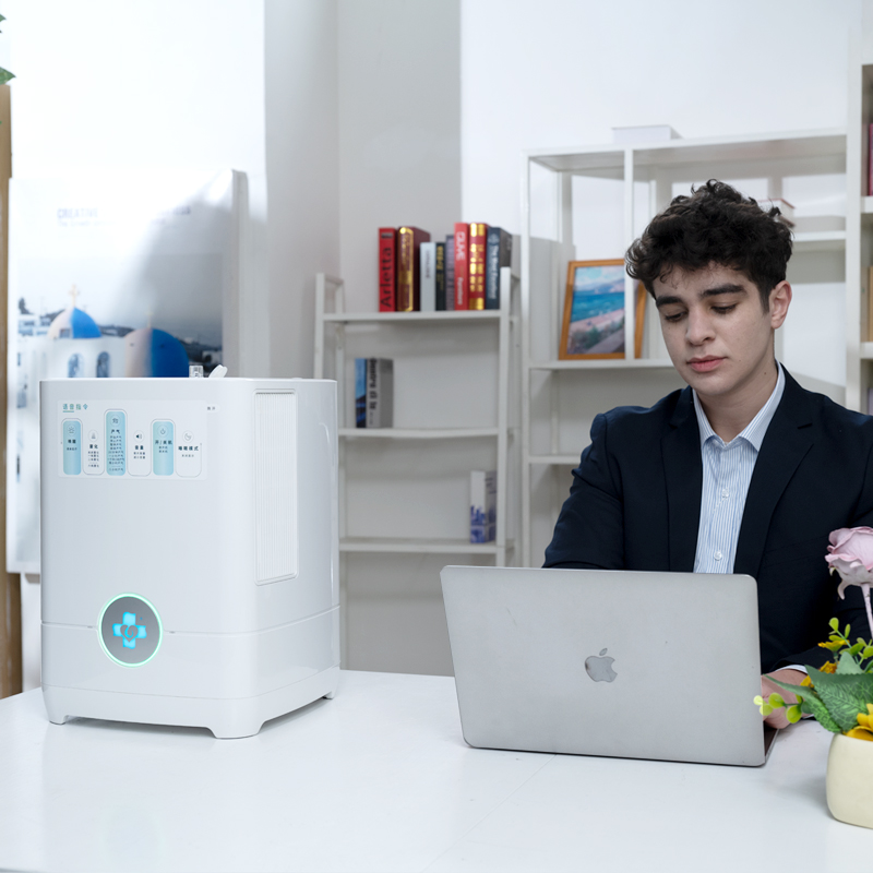 Portable Smart Humidifier Nebulizer 3000ml/min High Flow Molecular Hydrogen Oxygen Elderly Friendly Oxyhydrogen for Household
